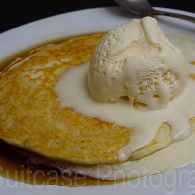 Pancakes and icrecream