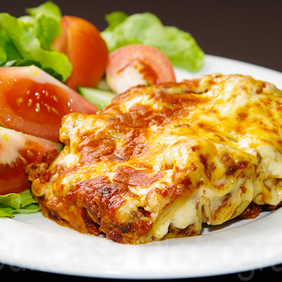 Lassagne and Salad