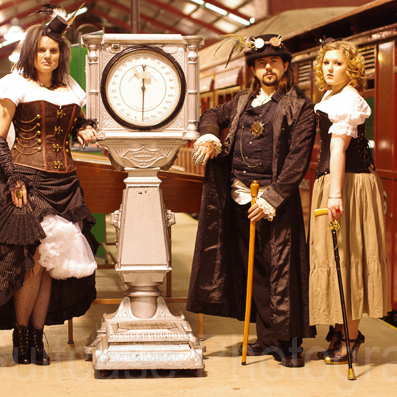 Genna, Shane, Amber - Steampunk
